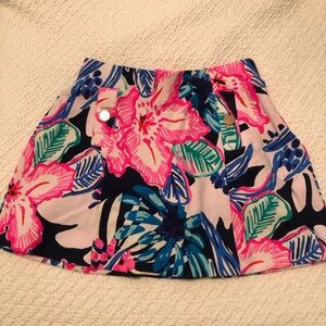 Lilly Pulitzer Madison Floral Navy Skort